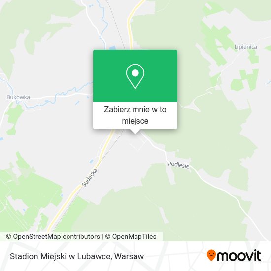 Mapa Stadion Miejski w Lubawce