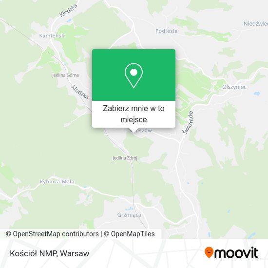 Mapa Kościół NMP