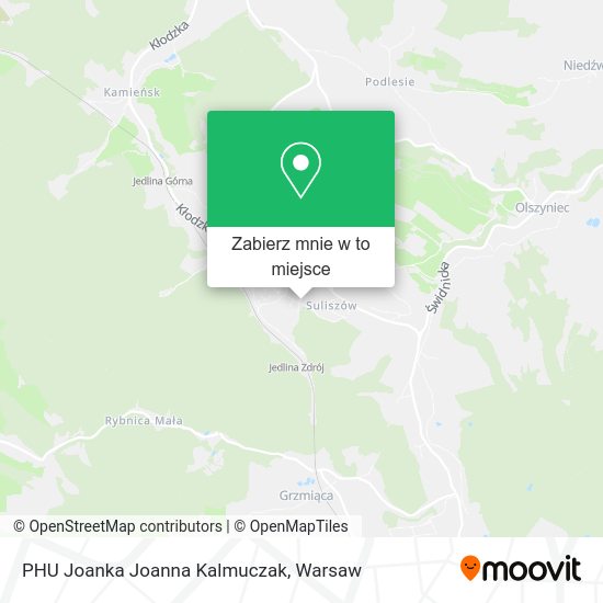 Mapa PHU Joanka Joanna Kalmuczak