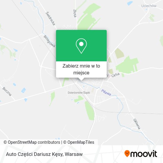 Mapa Auto Części Dariusz Kęsy