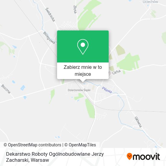 Mapa Dekarstwo Roboty Ogólnobudowlane Jerzy Zacharski