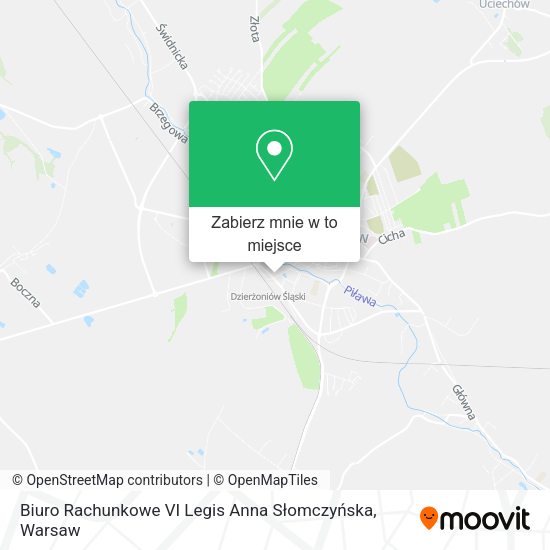 Mapa Biuro Rachunkowe VI Legis Anna Słomczyńska