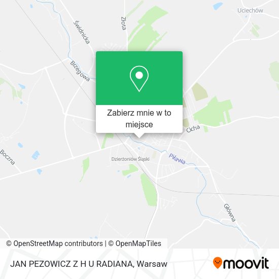 Mapa JAN PEZOWICZ Z H U RADIANA