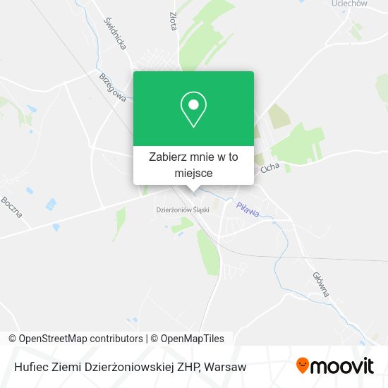 Mapa Hufiec Ziemi Dzierżoniowskiej ZHP