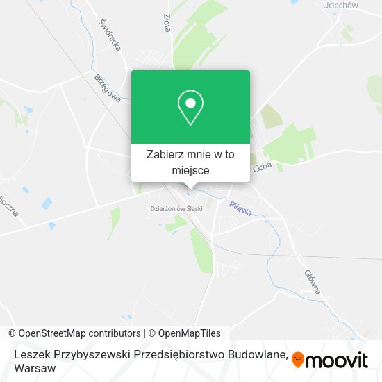 Mapa Leszek Przybyszewski Przedsiębiorstwo Budowlane