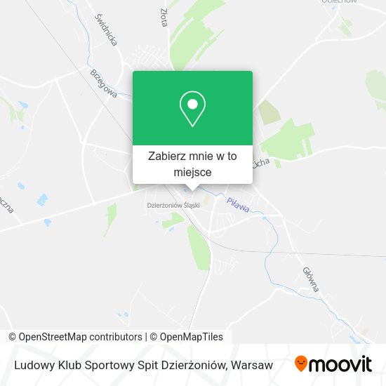 Mapa Ludowy Klub Sportowy Spit Dzierżoniów