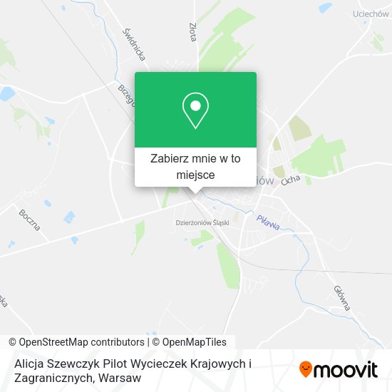 Mapa Alicja Szewczyk Pilot Wycieczek Krajowych i Zagranicznych