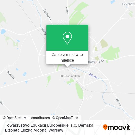 Mapa Towarzystwo Edukacji Europejskiej s.c. Demska Elżbieta Liszka Aldona