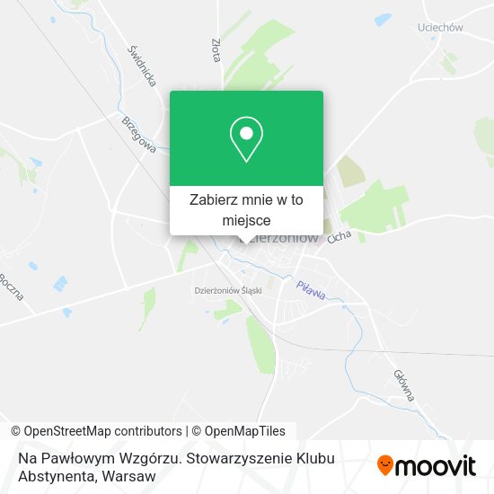 Mapa Na Pawłowym Wzgórzu. Stowarzyszenie Klubu Abstynenta