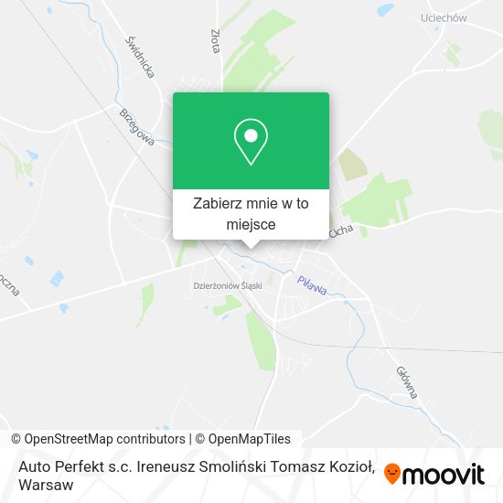 Mapa Auto Perfekt s.c. Ireneusz Smoliński Tomasz Kozioł