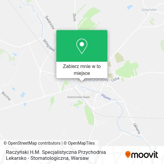 Mapa Raczyński H.M. Specjalistyczna Przychodnia Lekarsko - Stomatologiczna