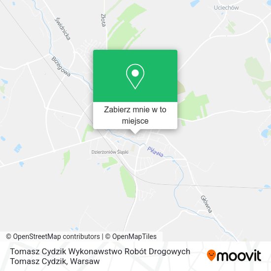 Mapa Tomasz Cydzik Wykonawstwo Robót Drogowych Tomasz Cydzik