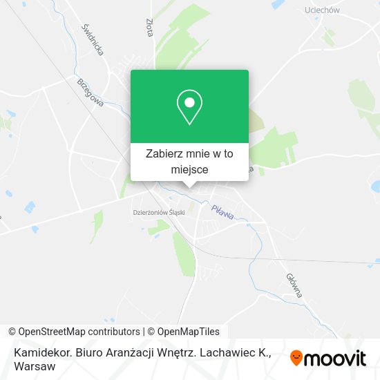 Mapa Kamidekor. Biuro Aranżacji Wnętrz. Lachawiec K.