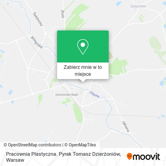 Mapa Pracownia Plastyczna. Pyrak Tomasz Dzierżoniów