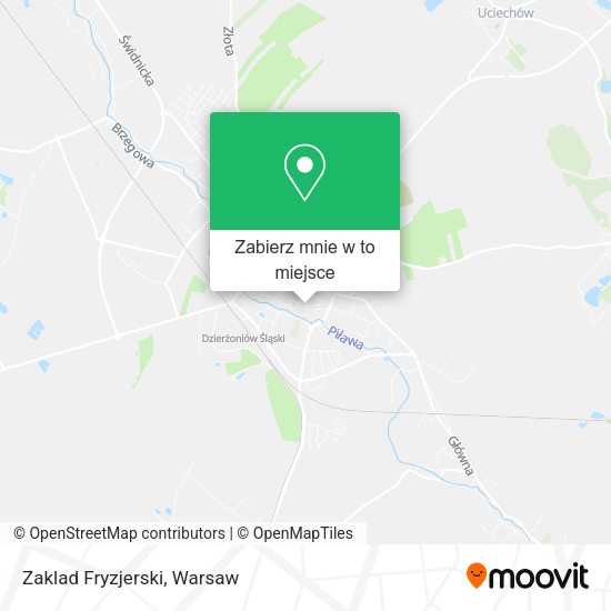 Mapa Zaklad Fryzjerski