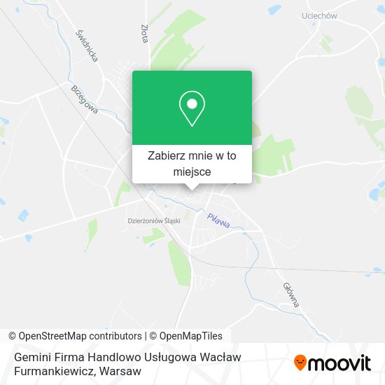 Mapa Gemini Firma Handlowo Usługowa Wacław Furmankiewicz