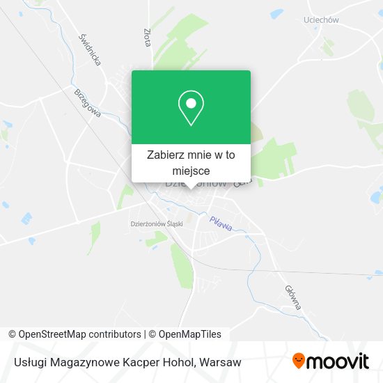 Mapa Usługi Magazynowe Kacper Hohol