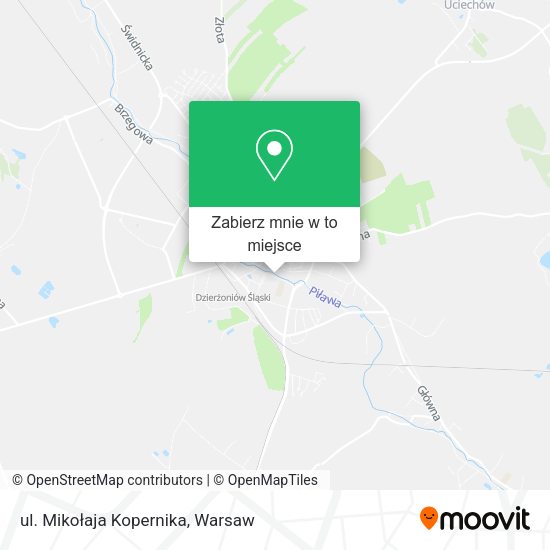 Mapa ul. Mikołaja Kopernika