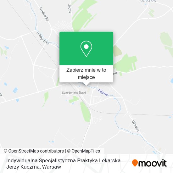 Mapa Indywidualna Specjalistyczna Praktyka Lekarska Jerzy Kuczma