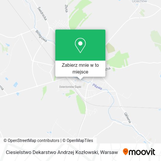 Mapa Ciesielstwo Dekarstwo Andrzej Kozłowski