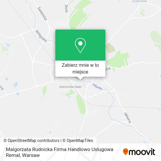 Mapa Malgorzata Rudnicka Firma Handlowo Uslugowa Remal