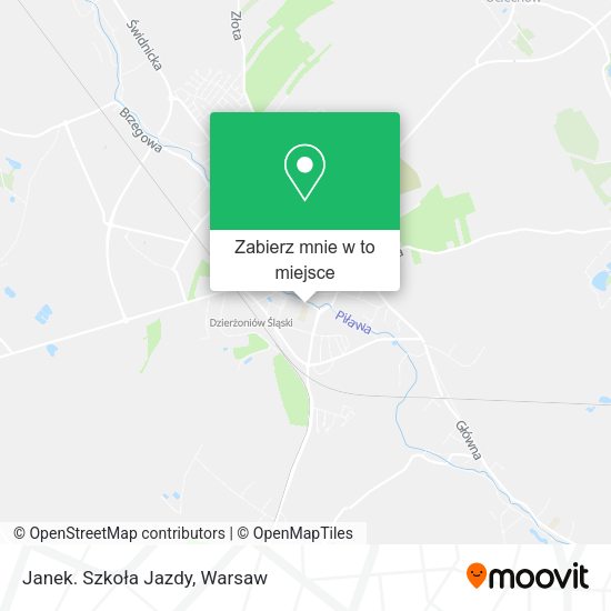 Mapa Janek. Szkoła Jazdy