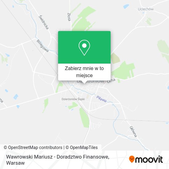 Mapa Wawrowski Mariusz - Doradztwo Finansowe