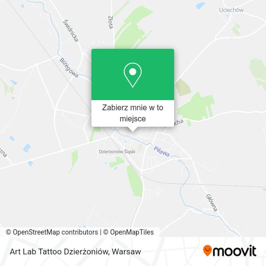 Mapa Art Lab Tattoo Dzierżoniów