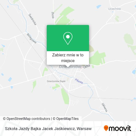 Mapa Szkoła Jazdy Bajka Jacek Jaśkiewicz