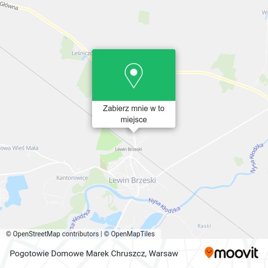 Mapa Pogotowie Domowe Marek Chruszcz