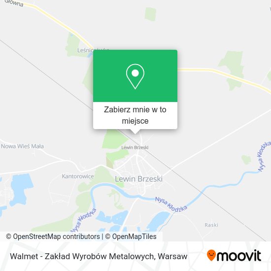 Mapa Walmet - Zakład Wyrobów Metalowych