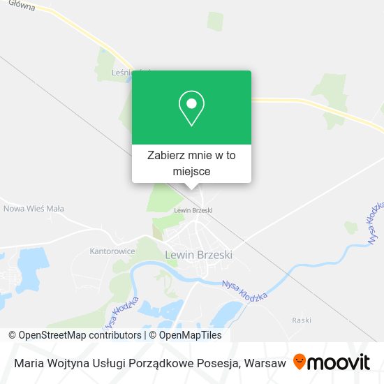 Mapa Maria Wojtyna Usługi Porządkowe Posesja