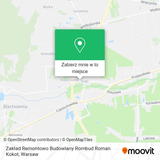 Mapa Zakład Remontowo Budowlany Rombud Roman Kokot