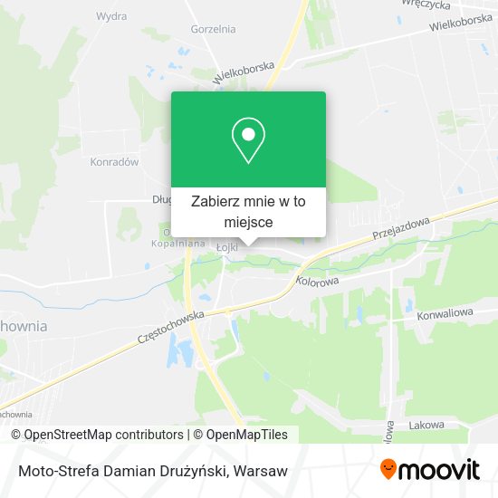 Mapa Moto-Strefa Damian Drużyński