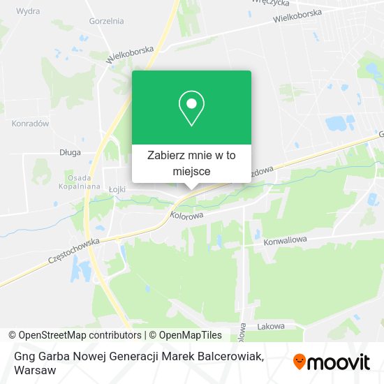 Mapa Gng Garba Nowej Generacji Marek Balcerowiak