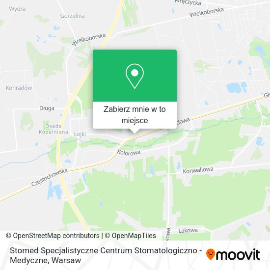 Mapa Stomed Specjalistyczne Centrum Stomatologiczno - Medyczne