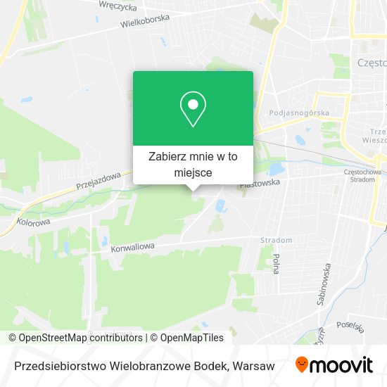 Mapa Przedsiebiorstwo Wielobranzowe Bodek