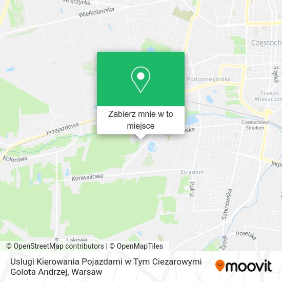 Mapa Uslugi Kierowania Pojazdami w Tym Ciezarowymi Golota Andrzej