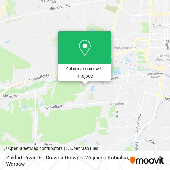 Mapa Zakład Przerobu Drewna Drewpol Wojciech Kobiałka