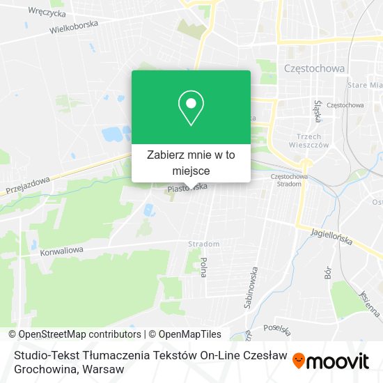 Mapa Studio-Tekst Tłumaczenia Tekstów On-Line Czesław Grochowina