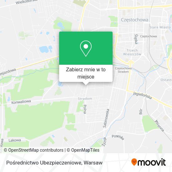 Mapa Pośrednictwo Ubezpieczeniowe