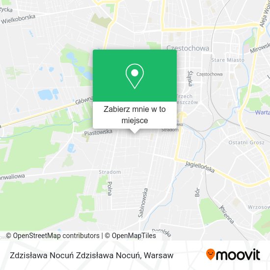 Mapa Zdzisława Nocuń Zdzisława Nocuń