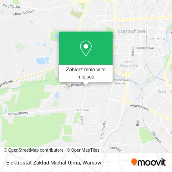 Mapa Elektrostat Zakład Michał Ujma