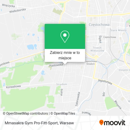 Mapa Mmasakra Gym Pro-Fitt-Sport