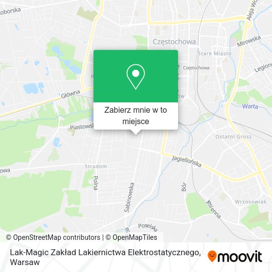 Mapa Lak-Magic Zakład Lakiernictwa Elektrostatycznego