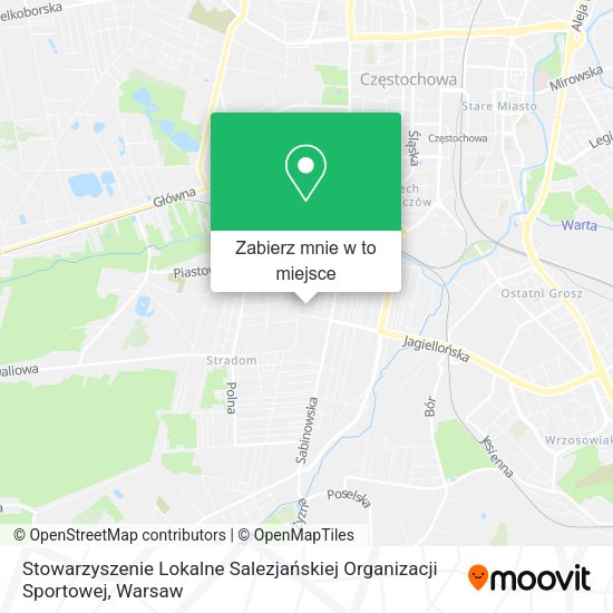 Mapa Stowarzyszenie Lokalne Salezjańskiej Organizacji Sportowej