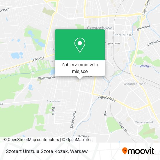 Mapa Szotart Urszula Szota Kozak