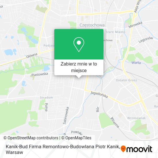 Mapa Kanik-Bud Firma Remontowo-Budowlana Piotr Kanik