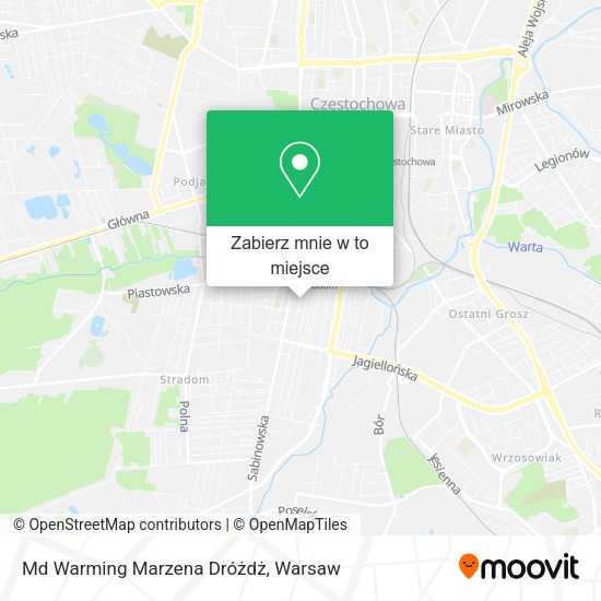 Mapa Md Warming Marzena Dróżdż