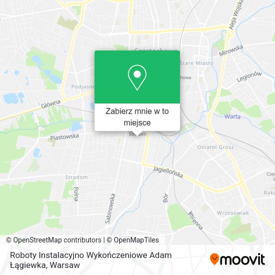 Mapa Roboty Instalacyjno Wykończeniowe Adam Łągiewka